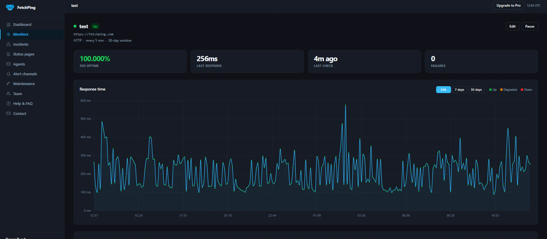 FetchPing screenshot 2