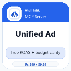 Ad intelligence MCP