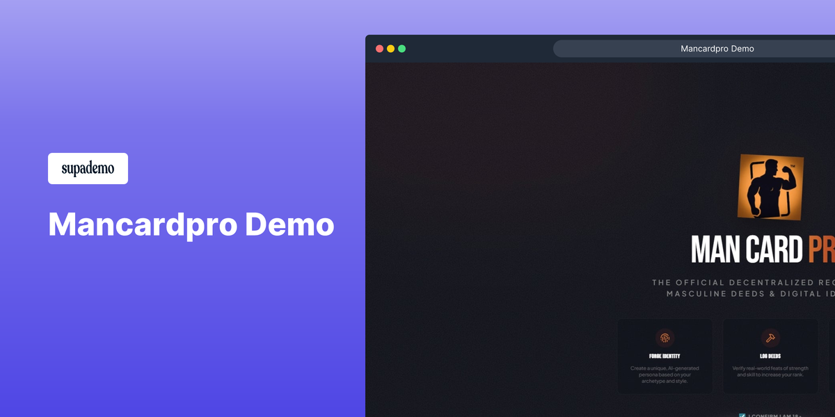 Man Card Pro gallery image