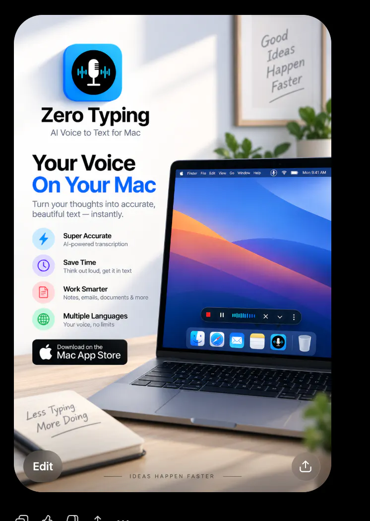 Zero typing  gallery image