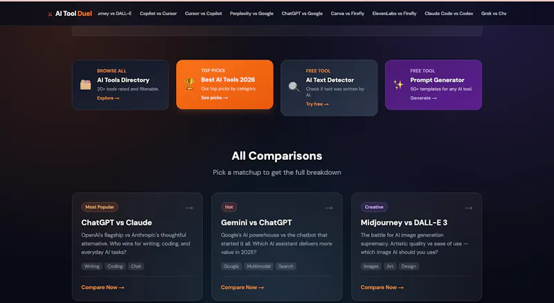 AI Tool Duel screenshot 3