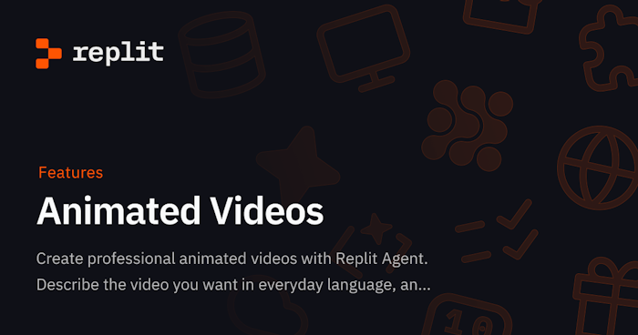 Replit Animated Videos产品图
