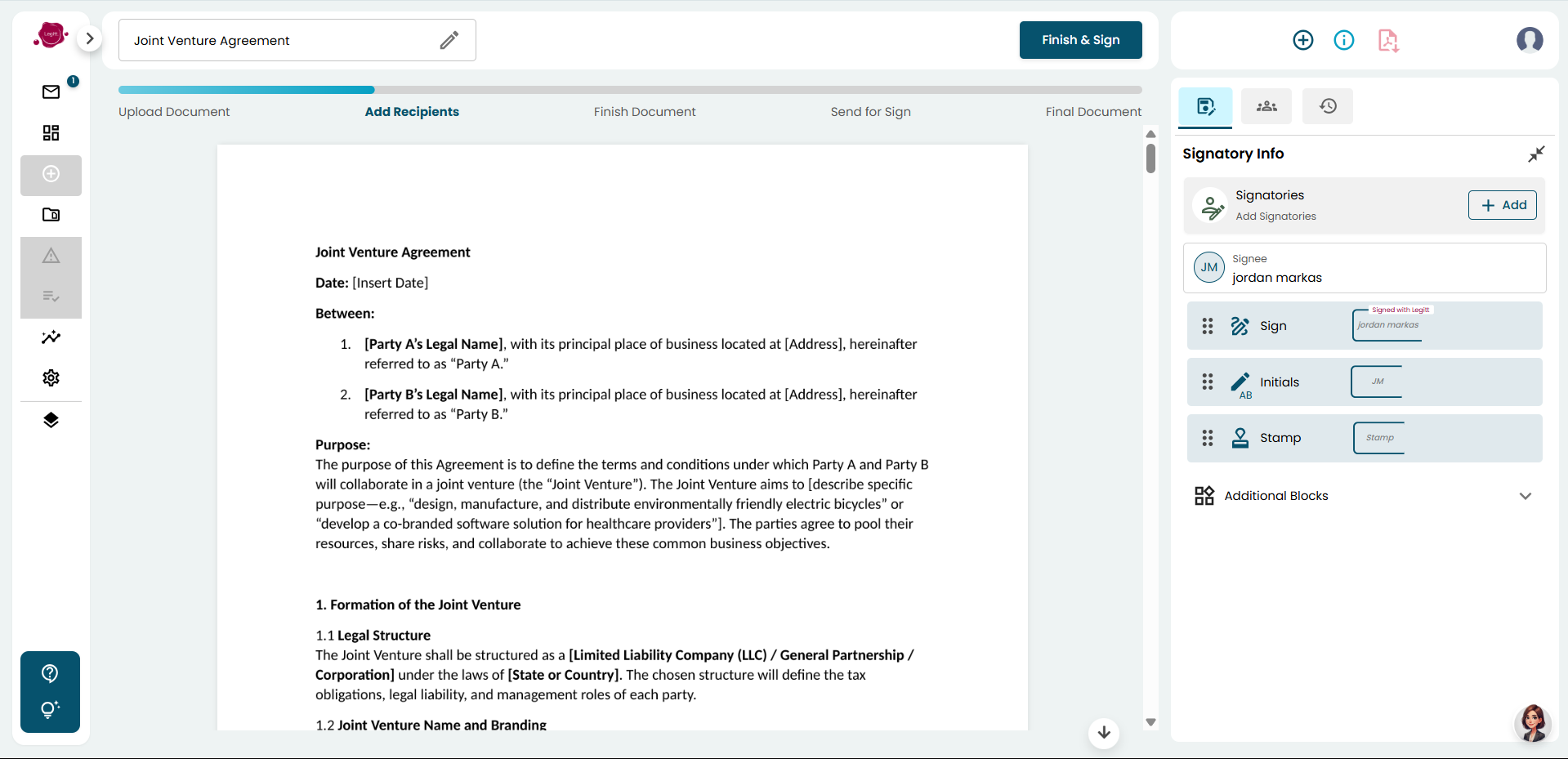Média Signature électronique de confiance en ligne - SEULES ESIGNATURES AI du monde avec un suivi de documents proactif 6