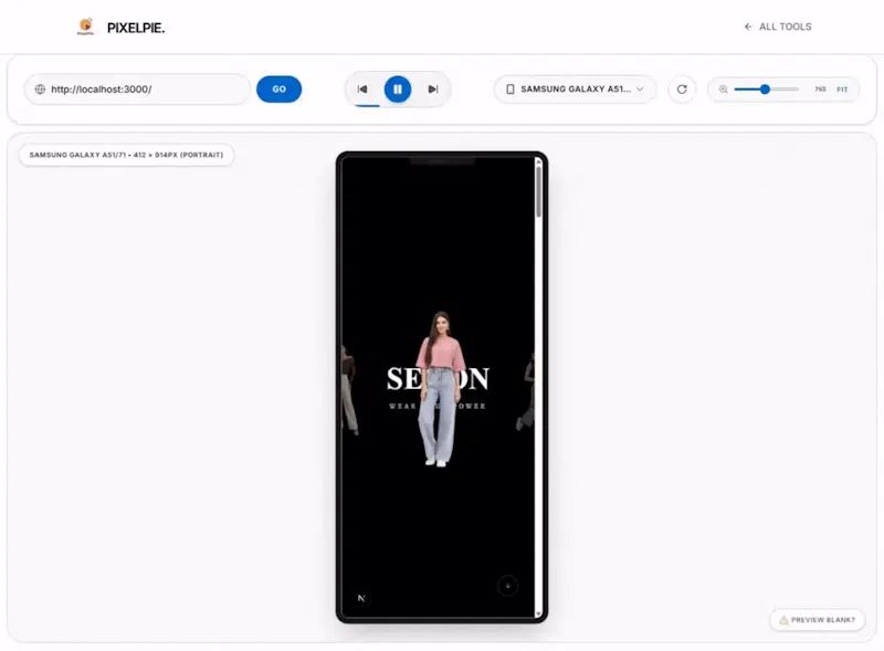 Responsive Checker | PixelPie screenshot 1 (video preview)