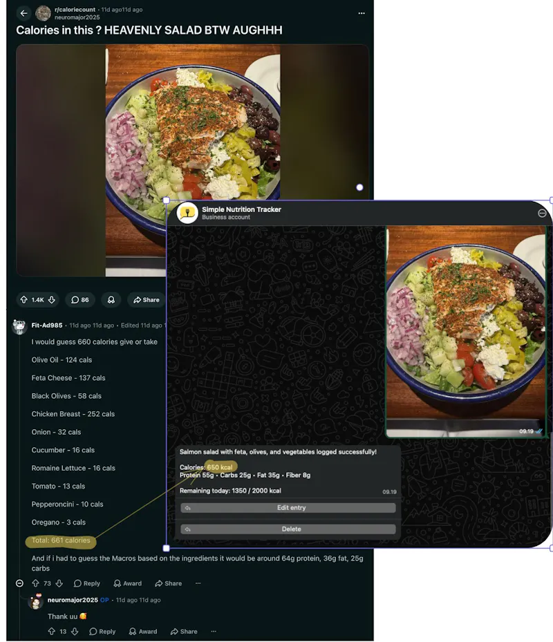 Simple Nutrition Tracker screenshot 2