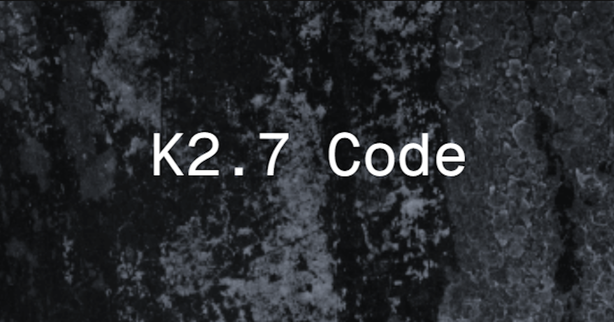 Kimi K2.7 Code