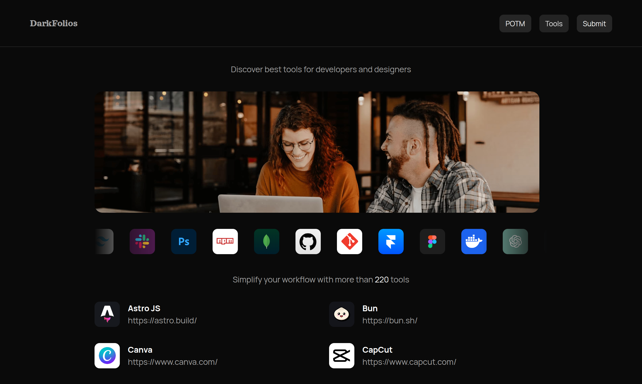 DarkFolios gallery image