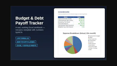 Budget & Debt Payoff Tracker gallery image