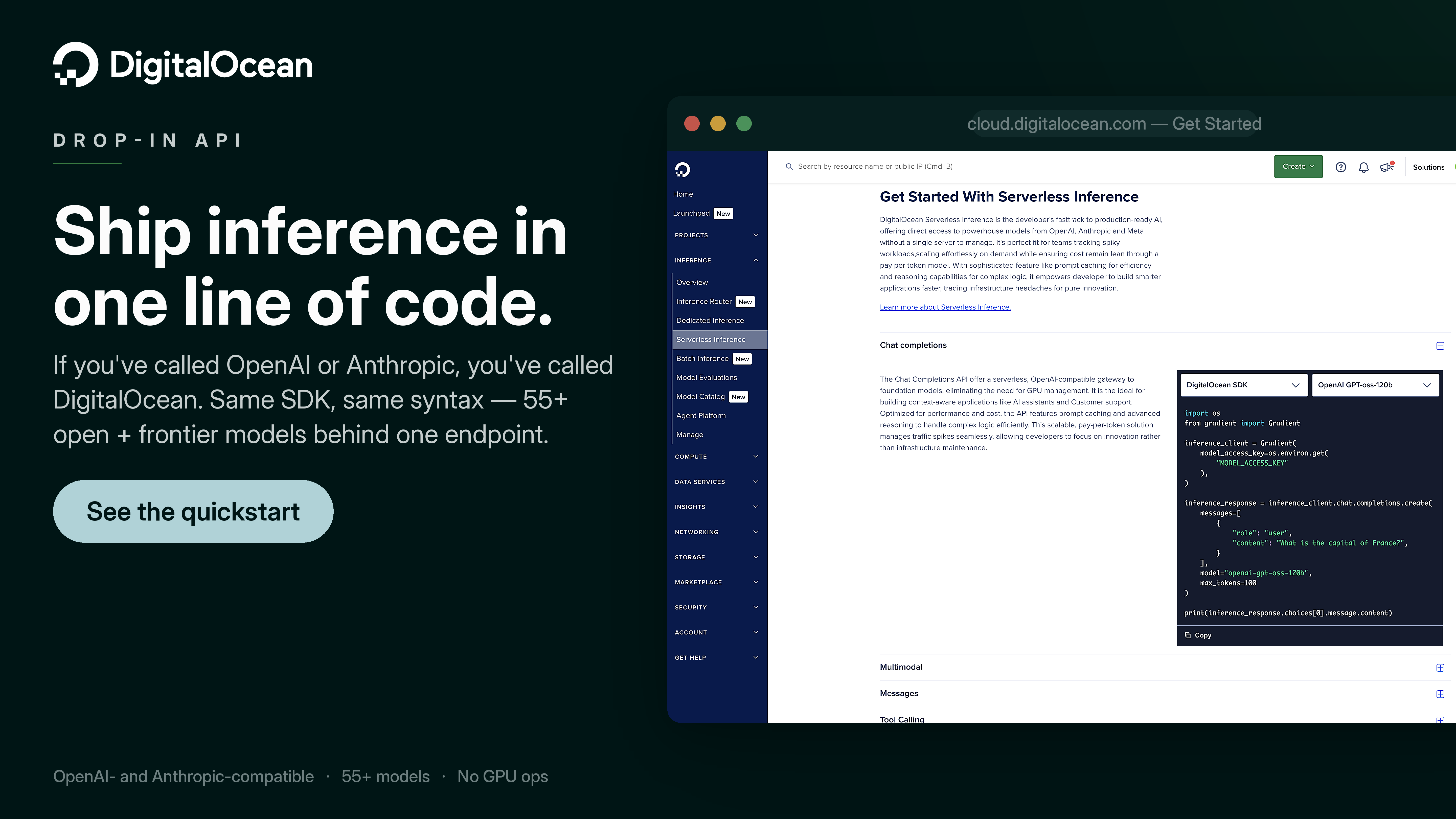 DigitalOcean Serverless Inference gallery image