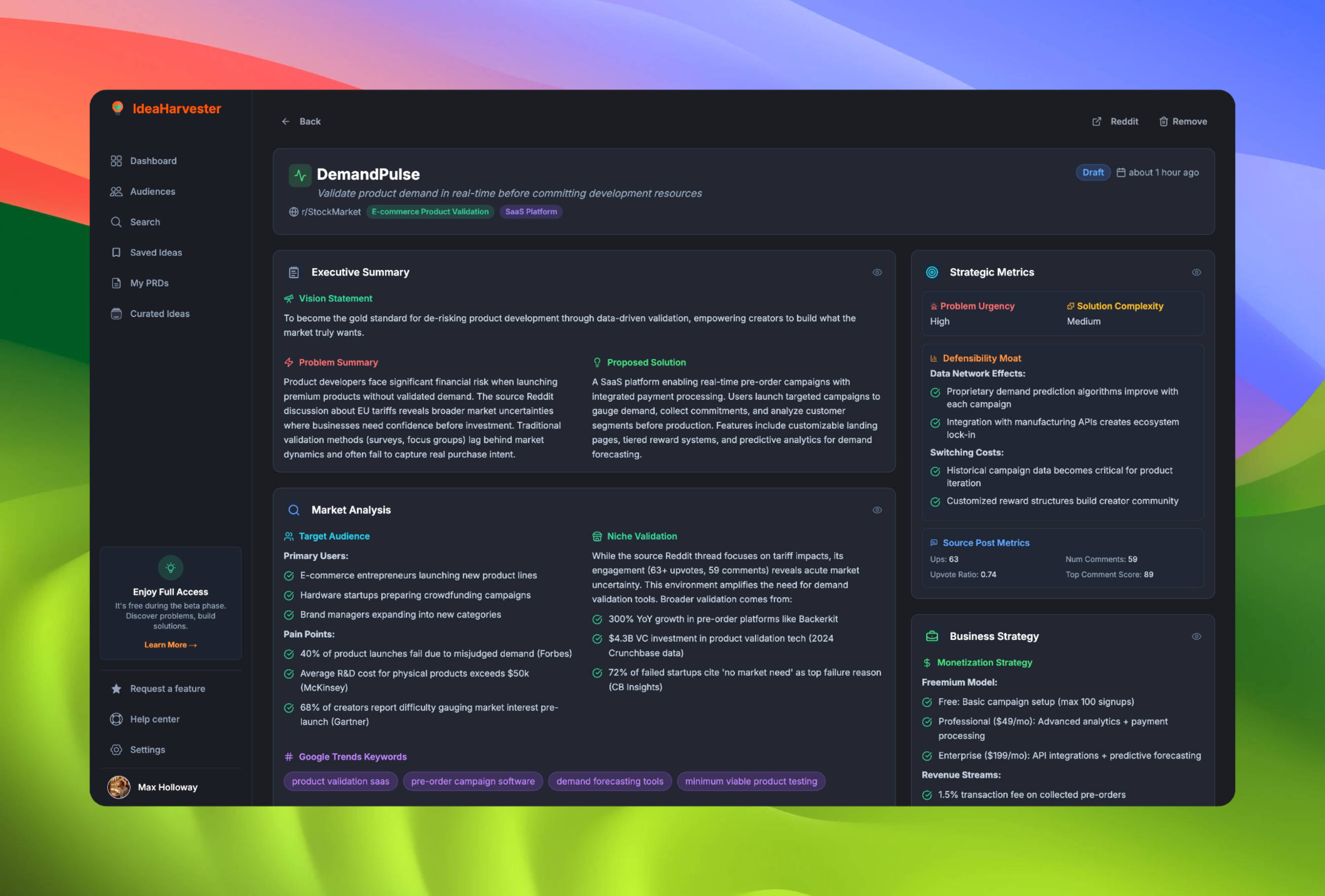 IdeaHarvester gallery image