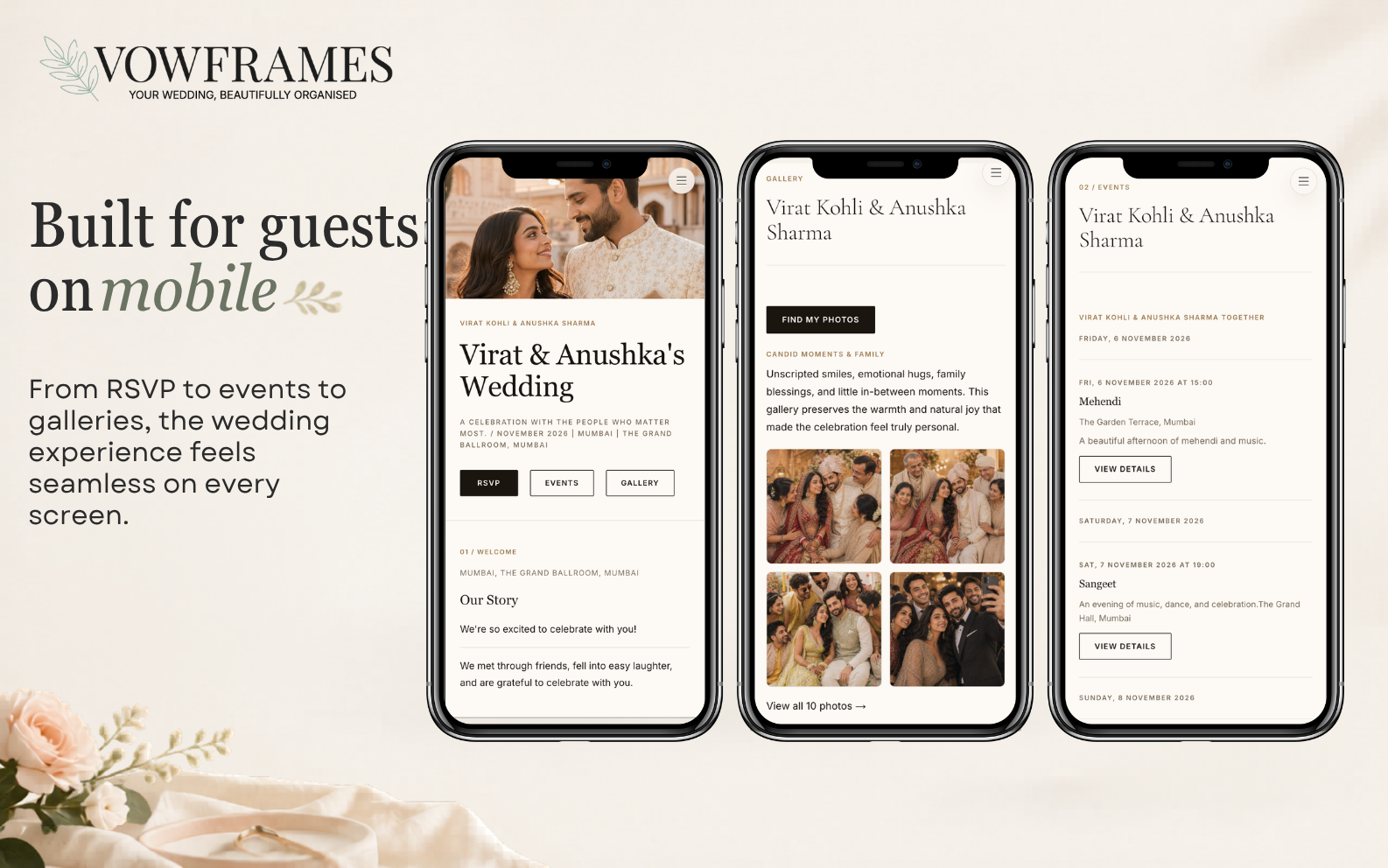 Vowframes gallery image