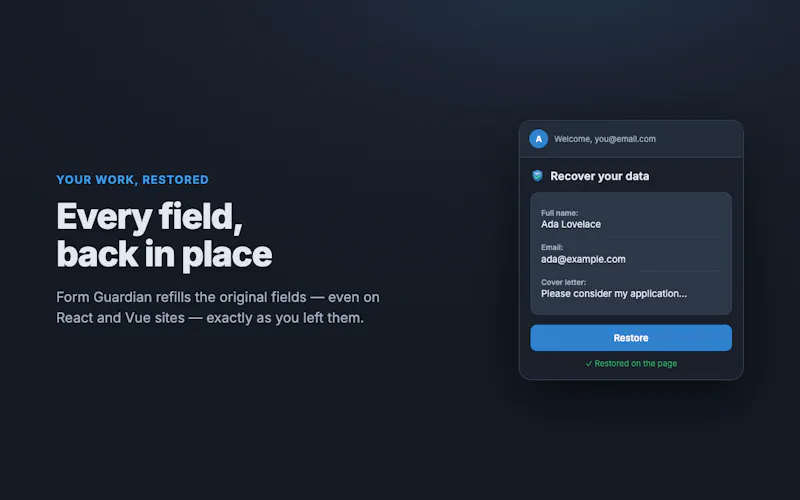Form Guardian screenshot 6