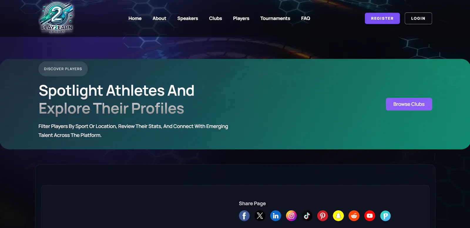 Play 2 Earn Sports screenshot 1
