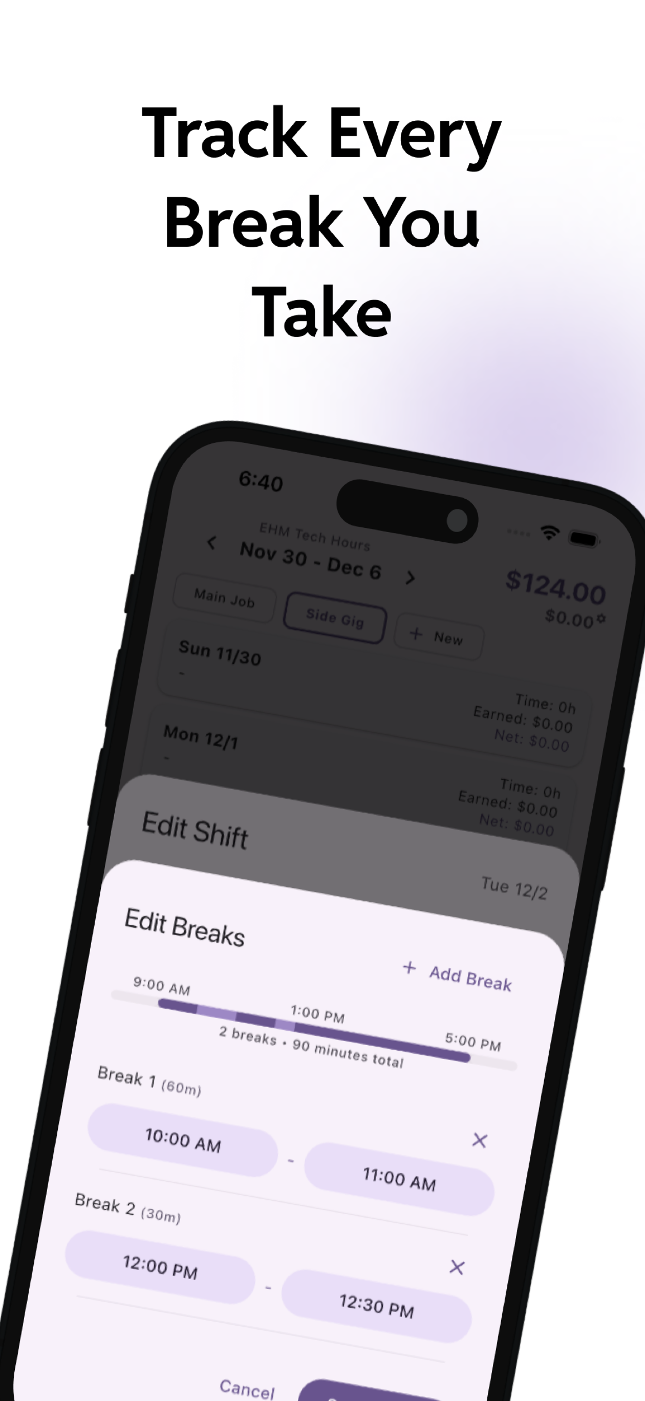 Hours Tracker: Time Clock In gallery image