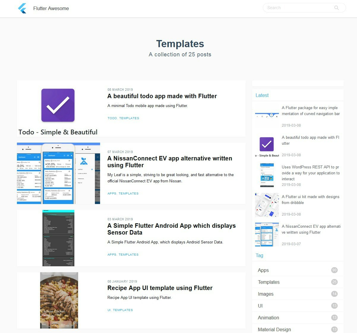 Flutter Awesome gallery image