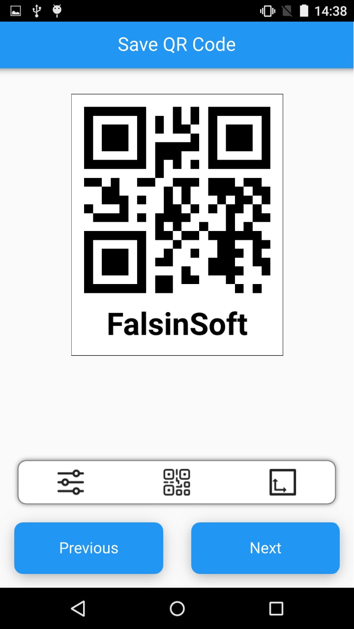 Código QR Copiar y guardar - Cree una copia del código QR escaneado y guarde en el archivo de imagen media 3