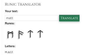 Runic Translator - Transcriber gallery image