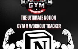 Notion GYM and Nutrition Tracker  media 2