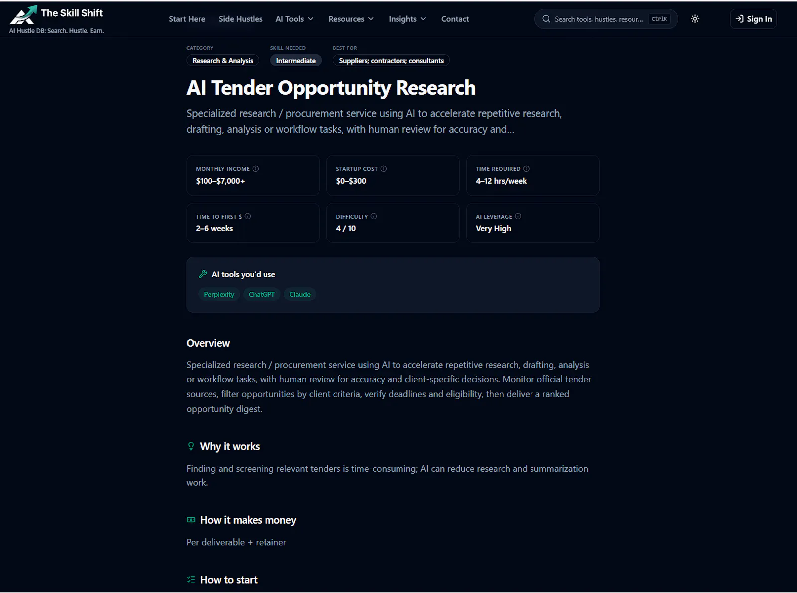 https://theskillshift.com screenshot 10
