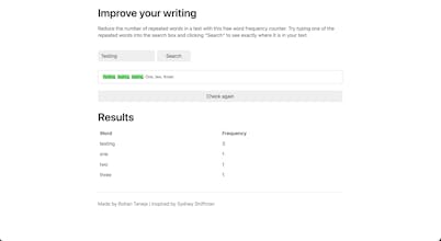 Word Frequency gallery image