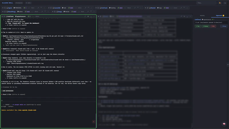 Claude Wall screenshot 1