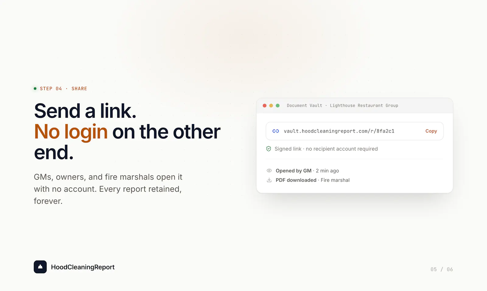 HoodCleaningReport screenshot 7