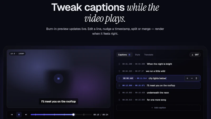CaptionFit screenshot 3
