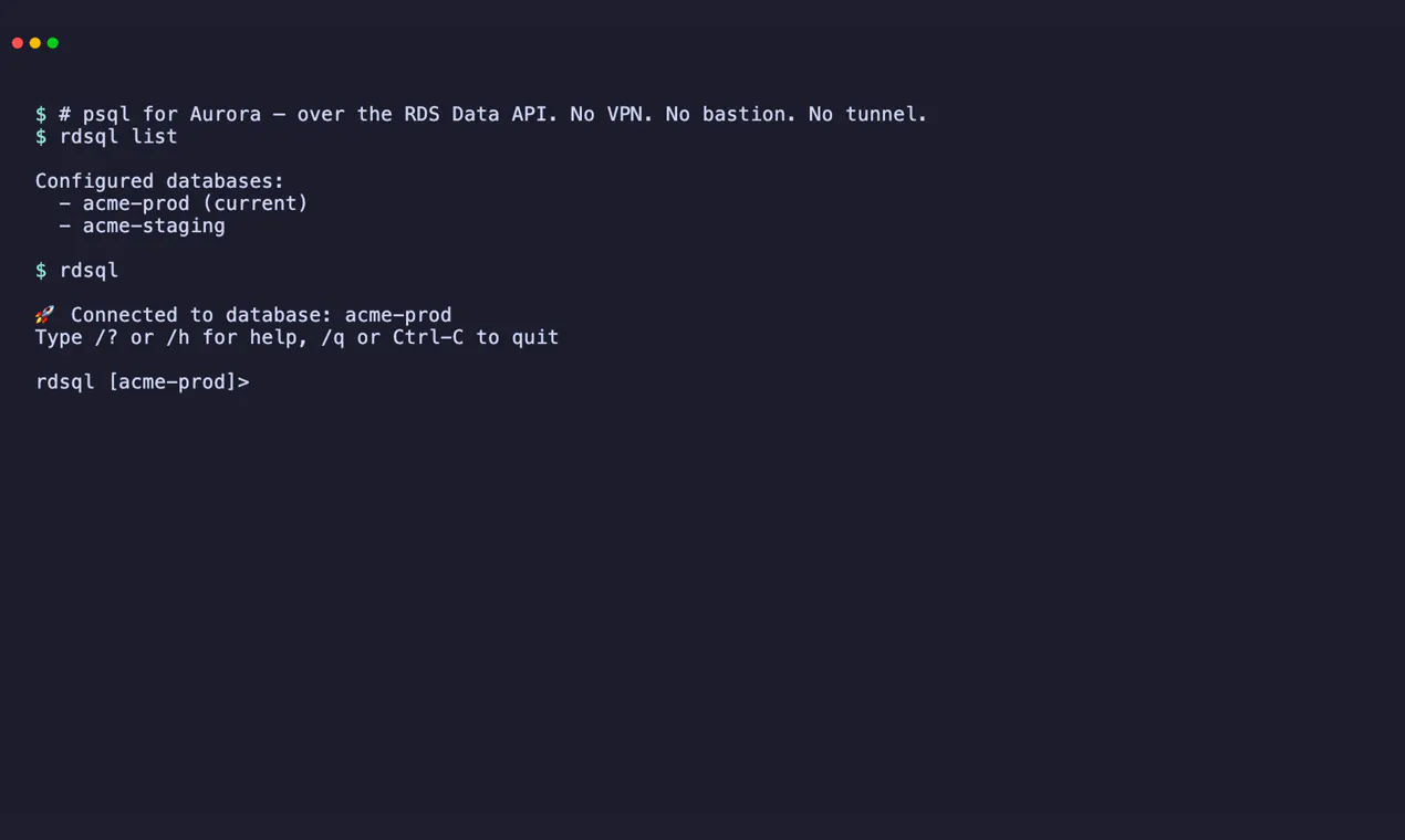 rdsql gallery image