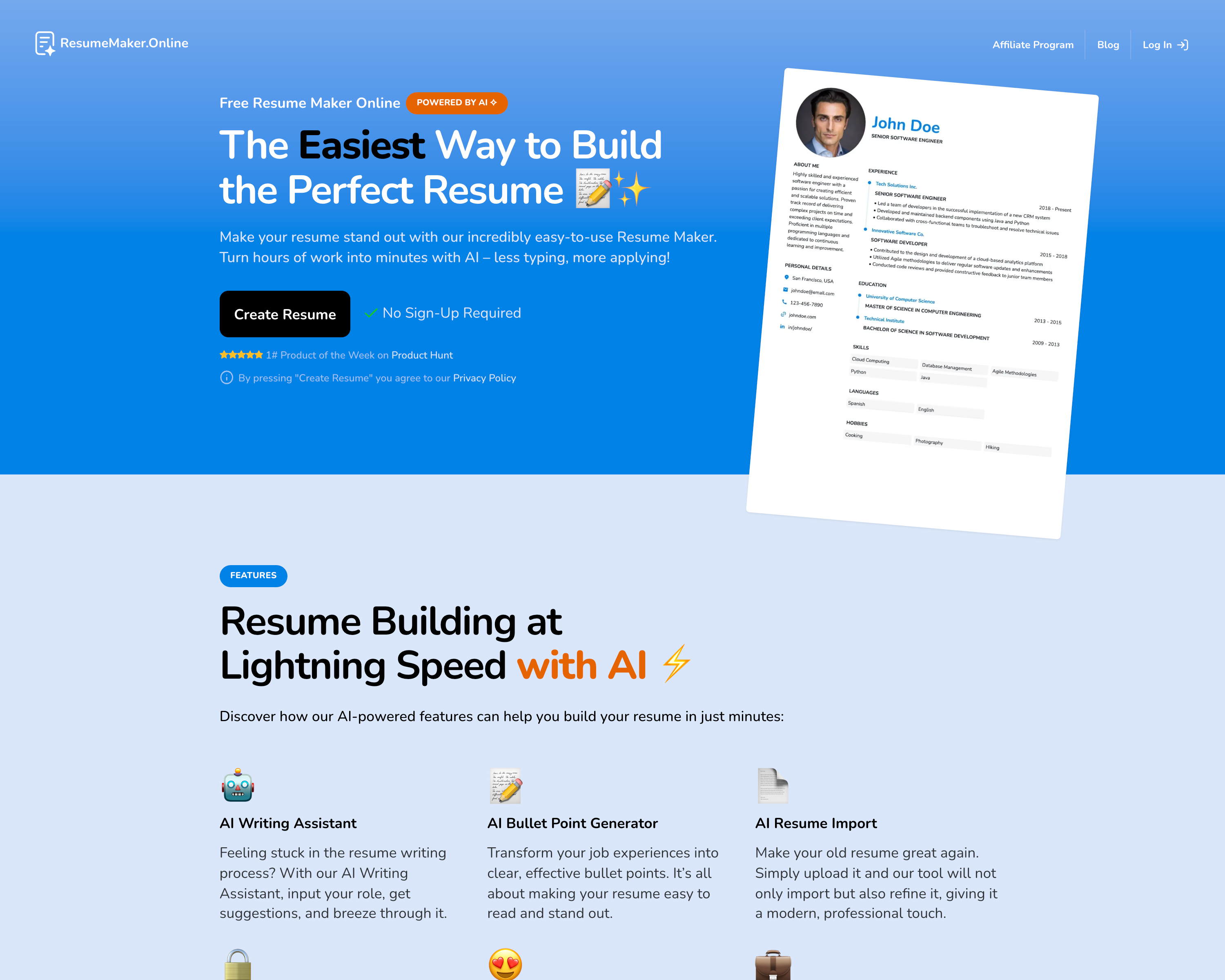 Resumemaker.online 5.0 - 완벽한 이력서를 구축하는 가장 쉬운 방법 미디어 9