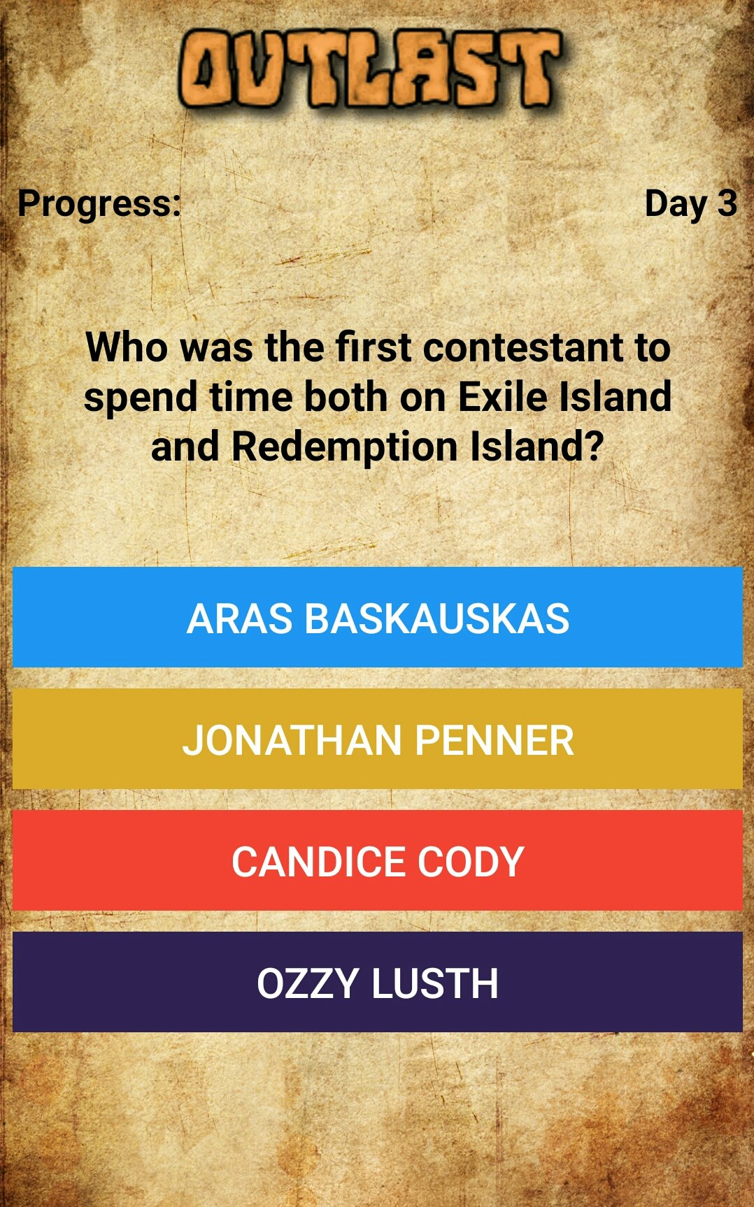 Outlast: Survivor Trivia Quiz gallery image