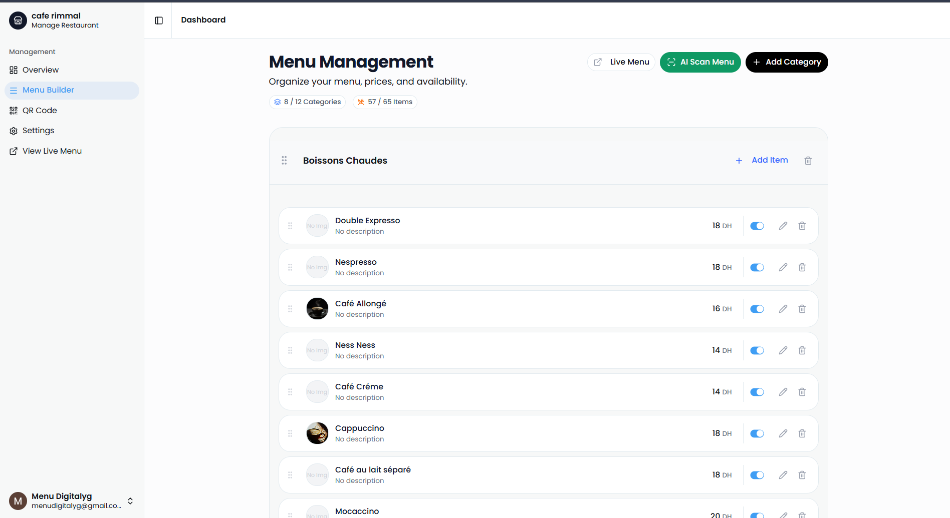 QartaMenu gallery image