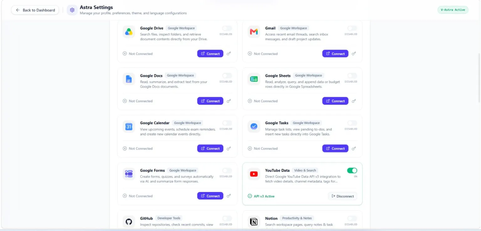 V Astra AI : Smart Assistant & Workspace gallery image