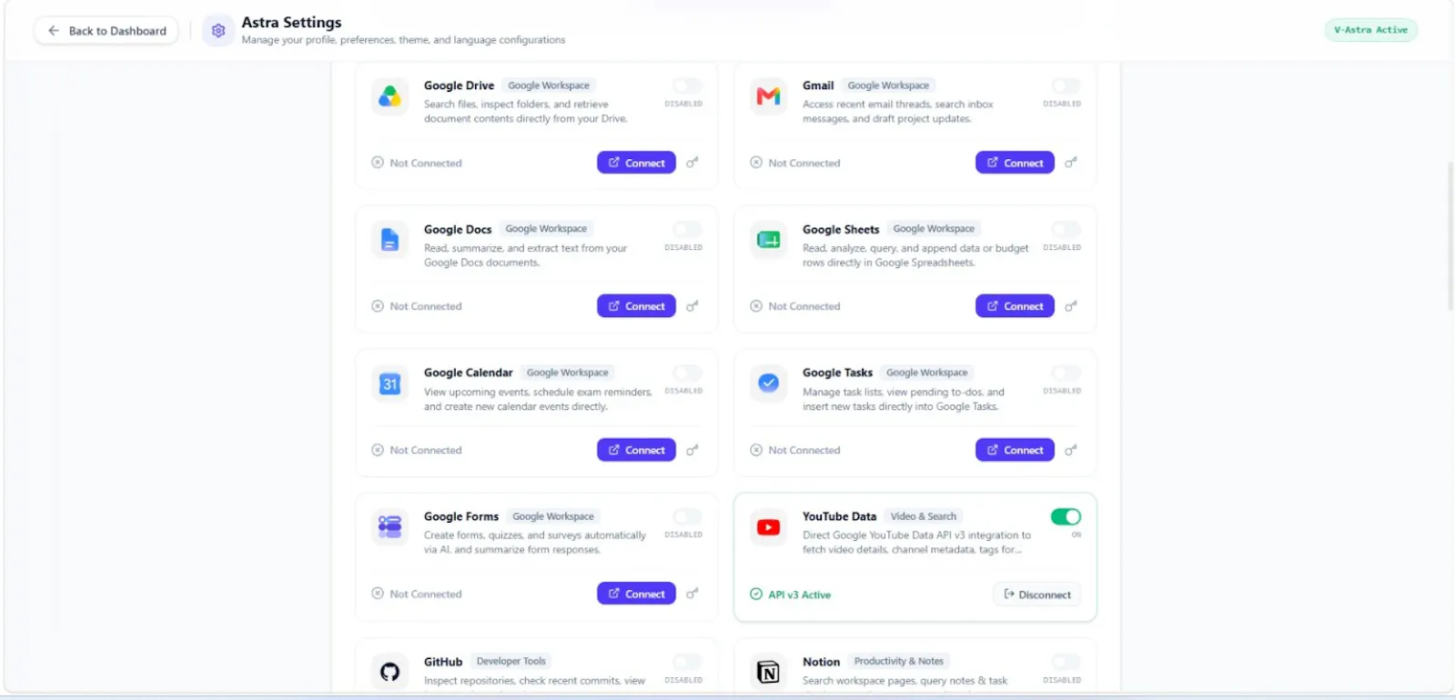 V Astra AI : Smart Assistant & Workspace screenshot 4