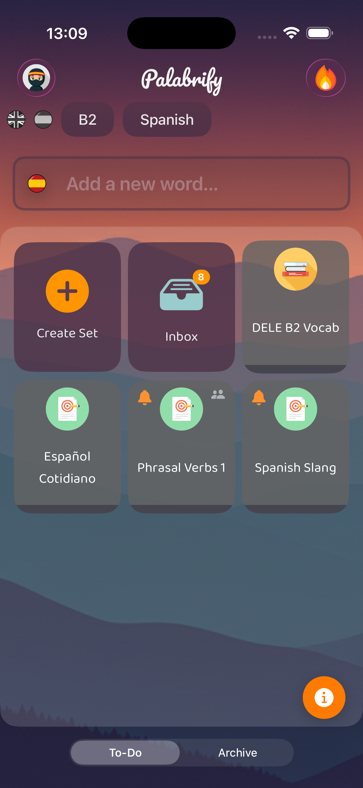 Palabrify - Main product screenshot demonstrating key features and user interface