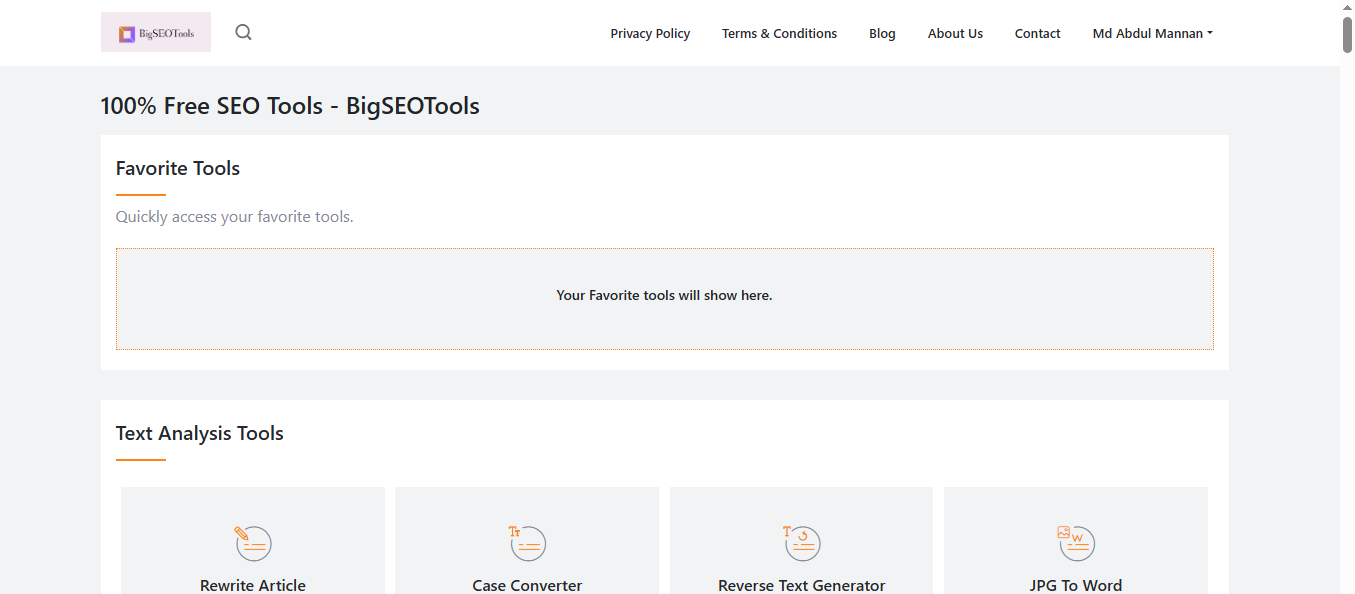 100% Free SEO Tools - BigSEOTools gallery image