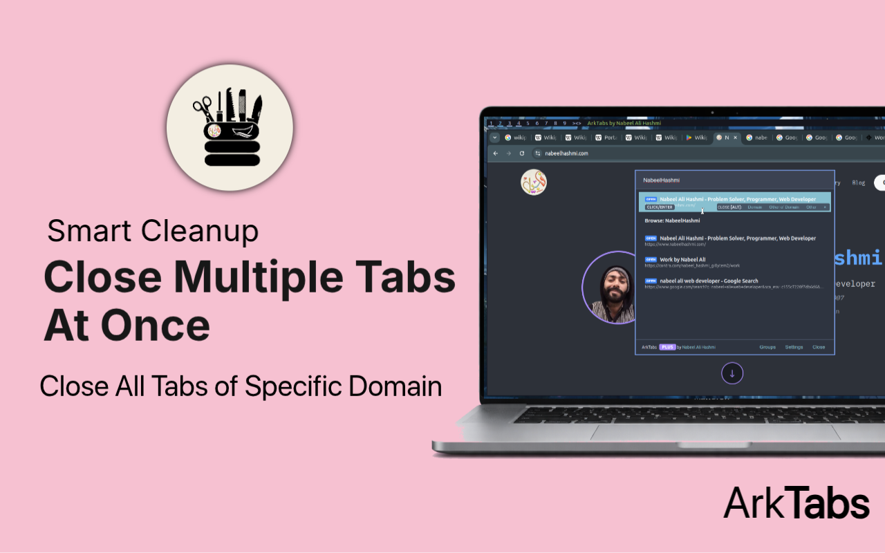 ArkTabs - Screenshot 4 showing product features and functionality