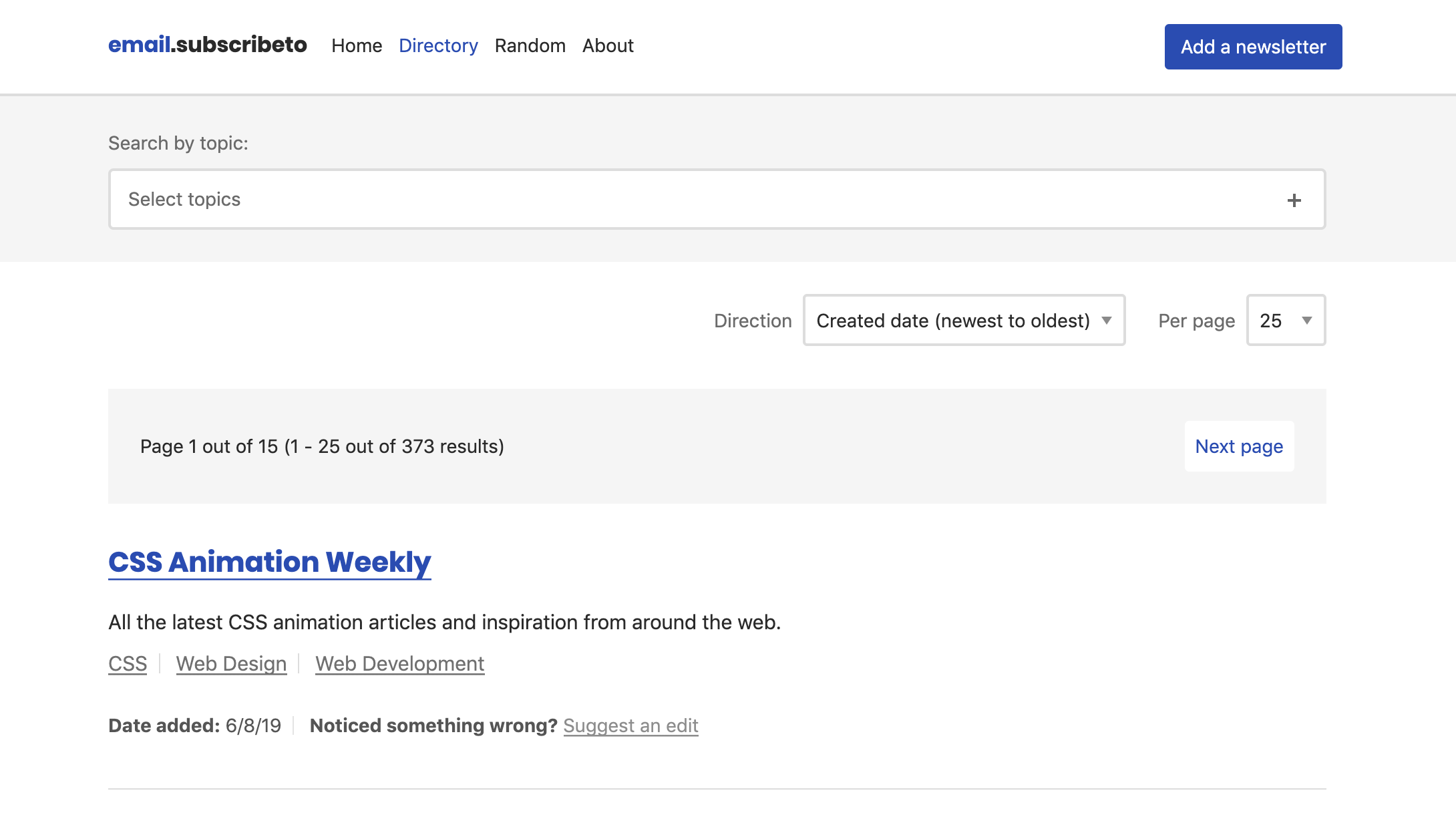 email.subscribeto gallery image