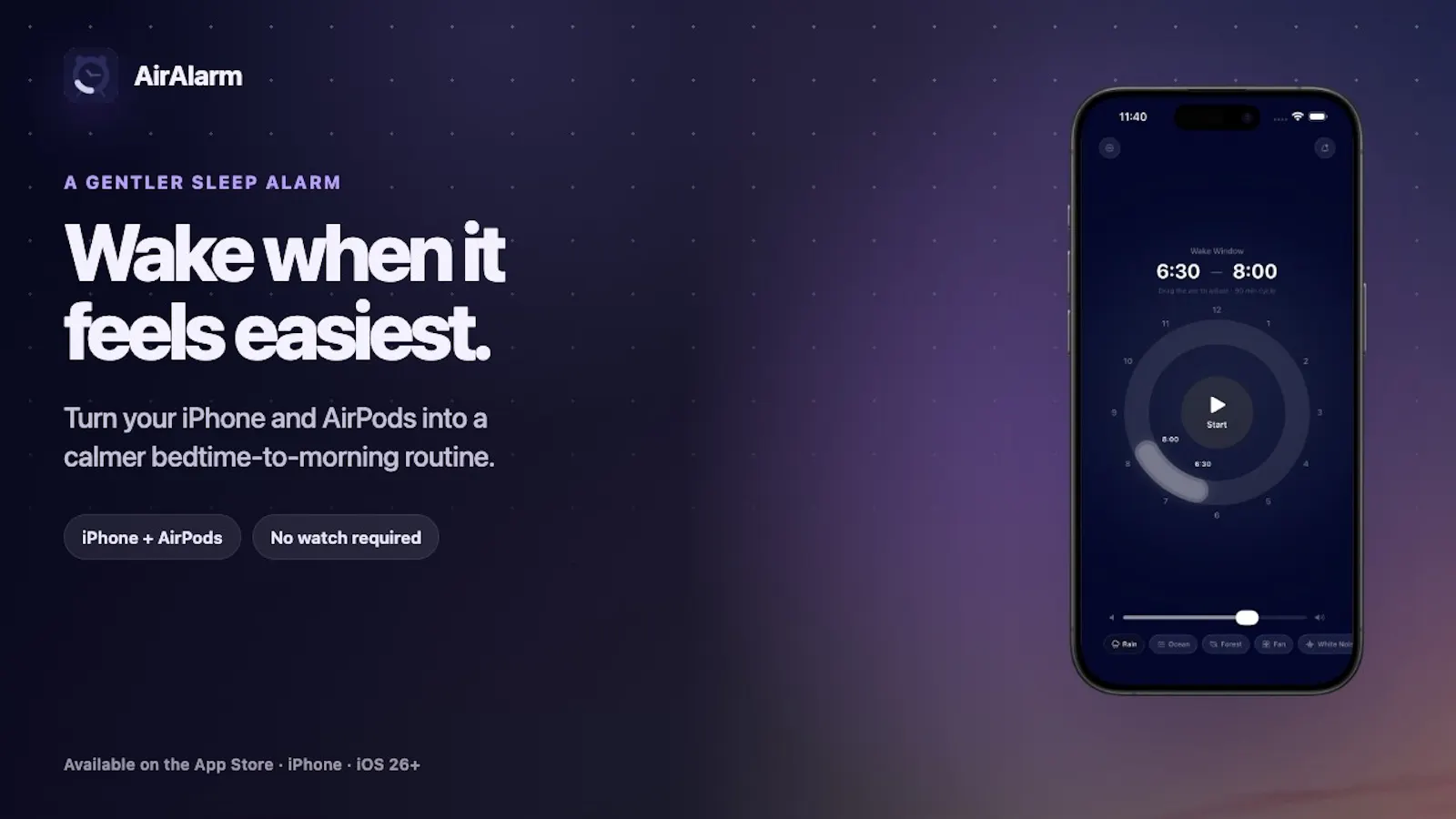 AirAlarm screenshot 1 (video preview)