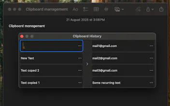 Rclipboard Manager, macOS solution gallery image