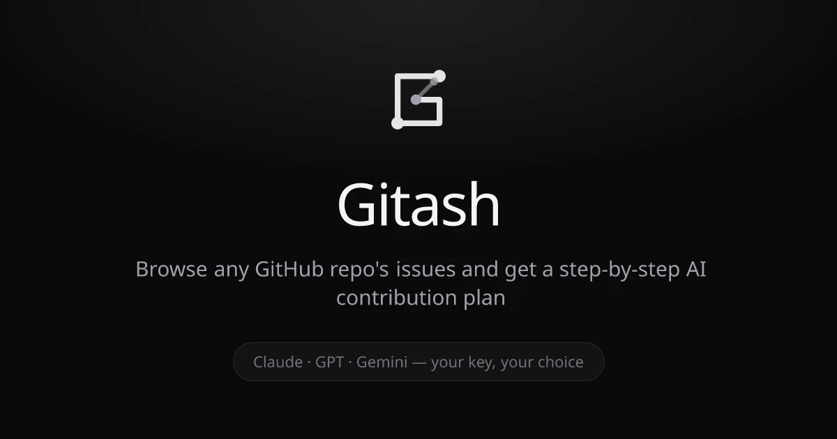 Gitash screenshot 1