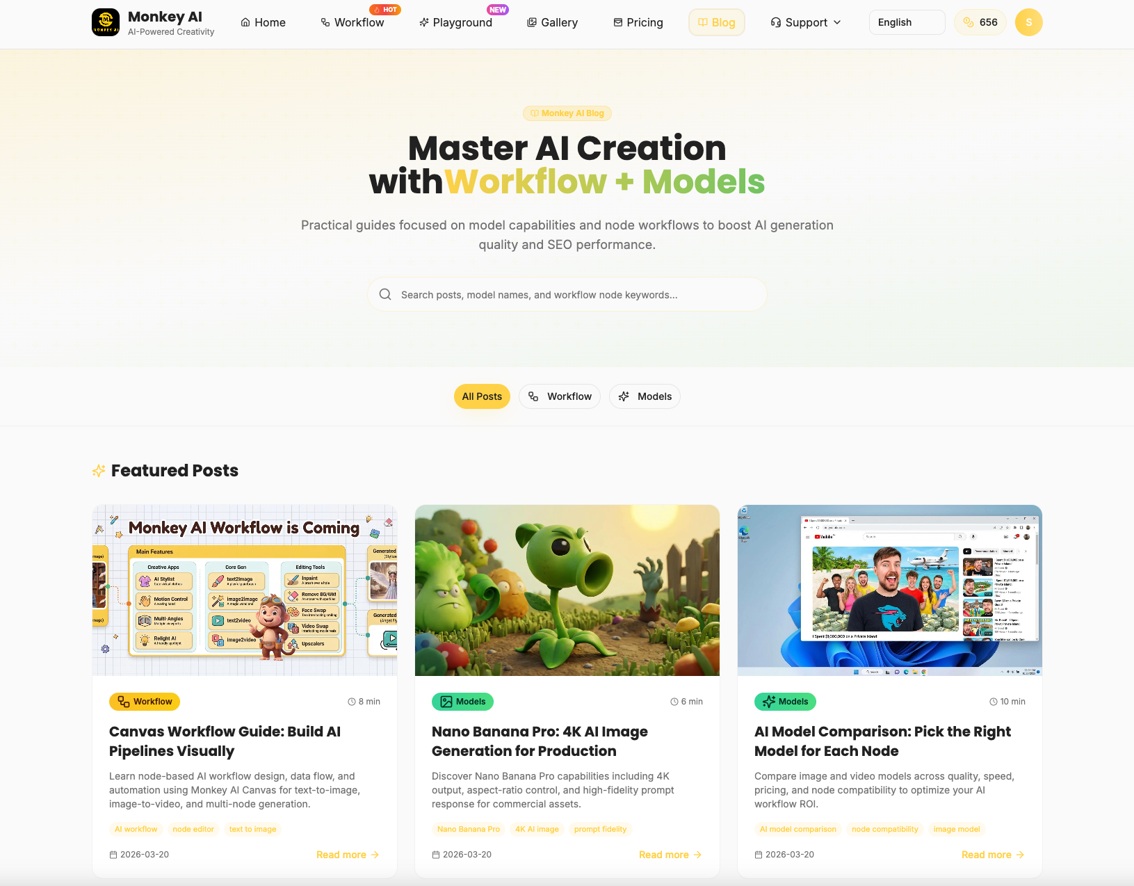 Monkey.AI workflow launch gallery image