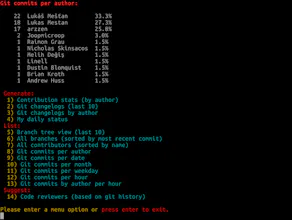 GIT quick statistics gallery image