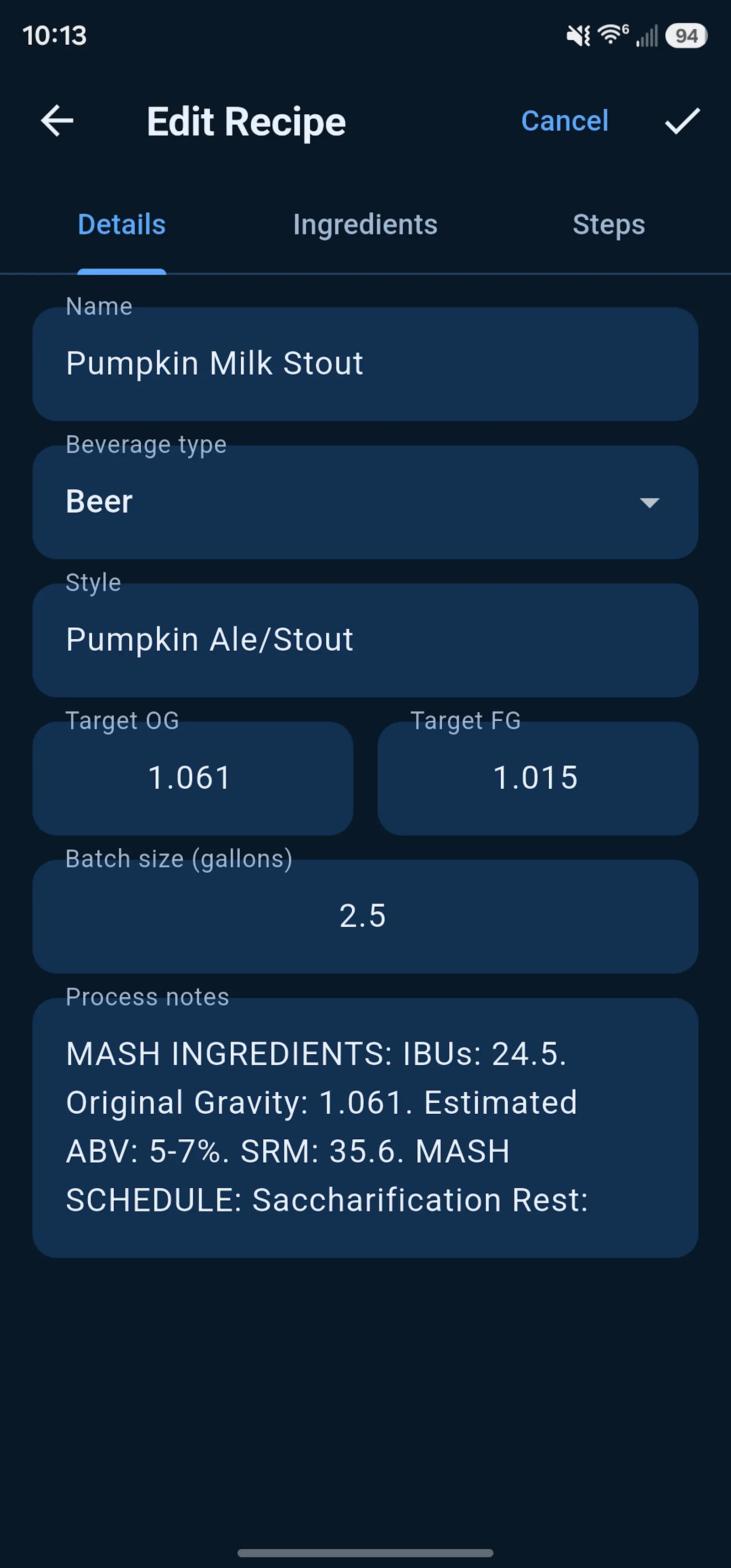 BrewNote screenshot 3
