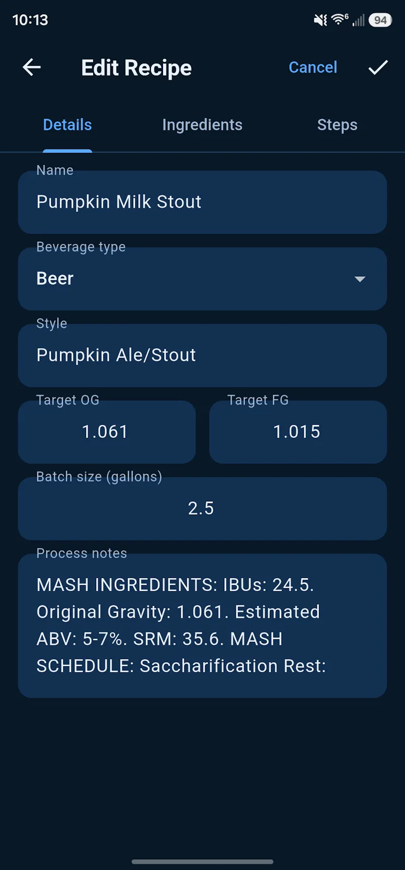 BrewNote screenshot 3