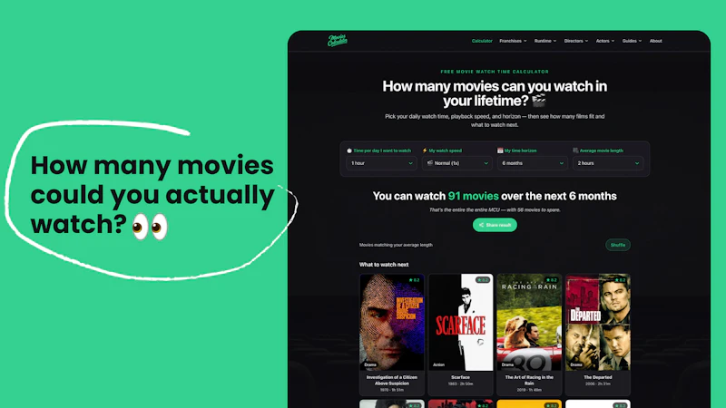 Movies Calculator screenshot 1