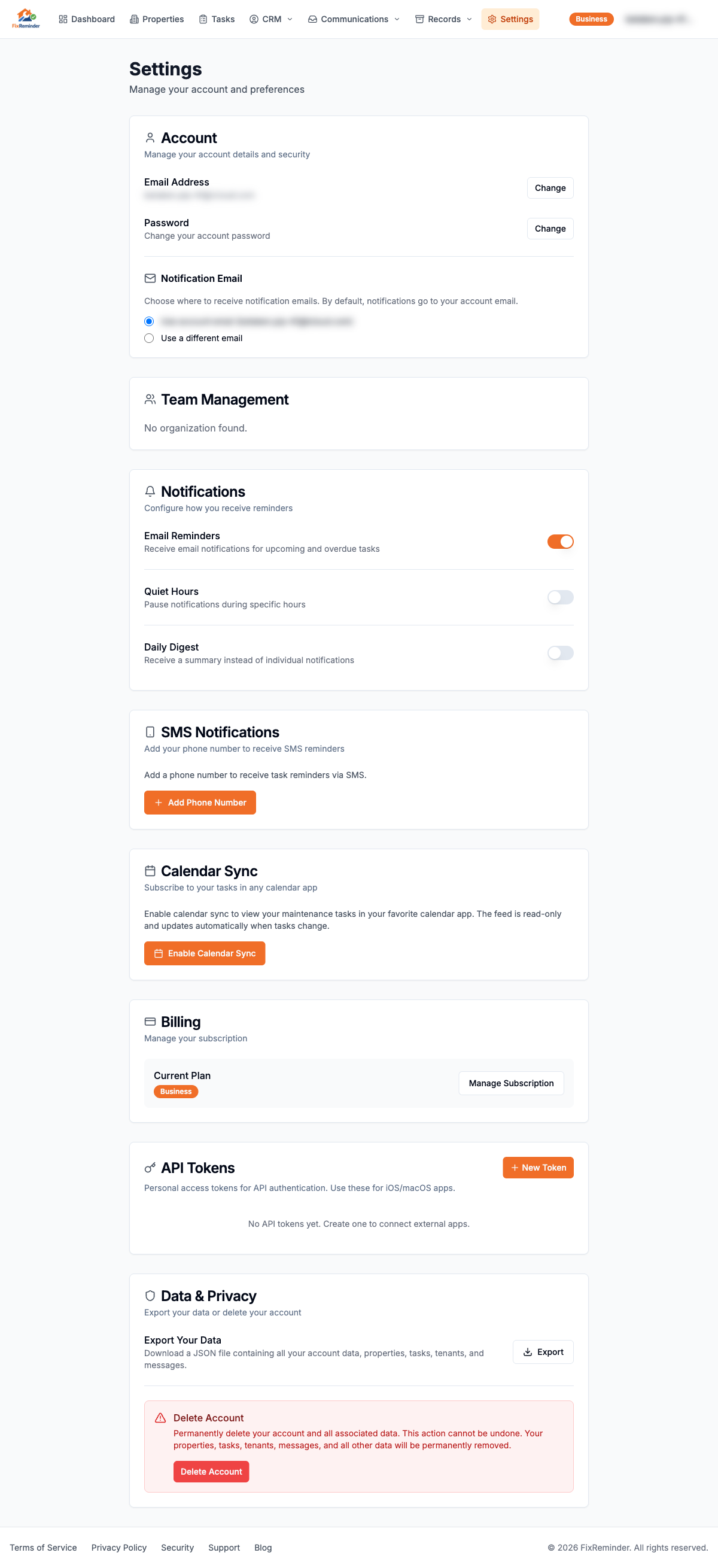 FixReminder - Screenshot 5 showing product features and functionality
