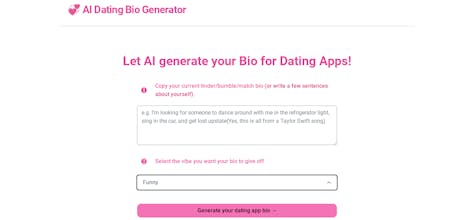AI Dating Bio Generator gallery image