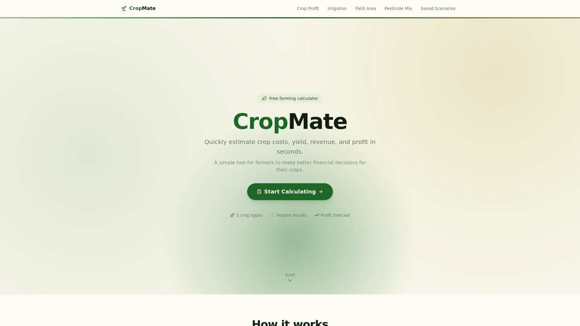 CropMate — Crop Profit Calculator gallery image