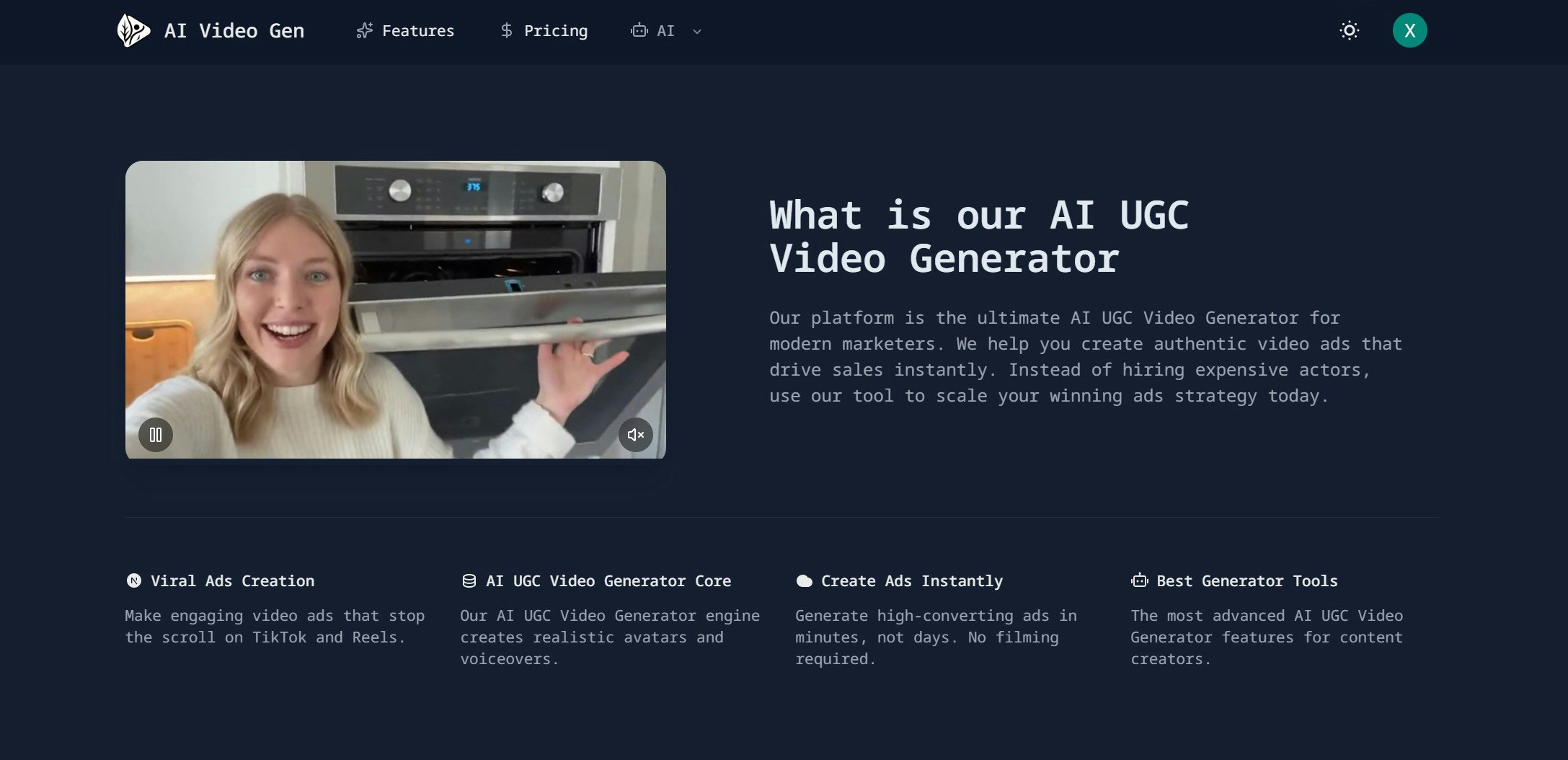 AI UGC Video Generator gallery image