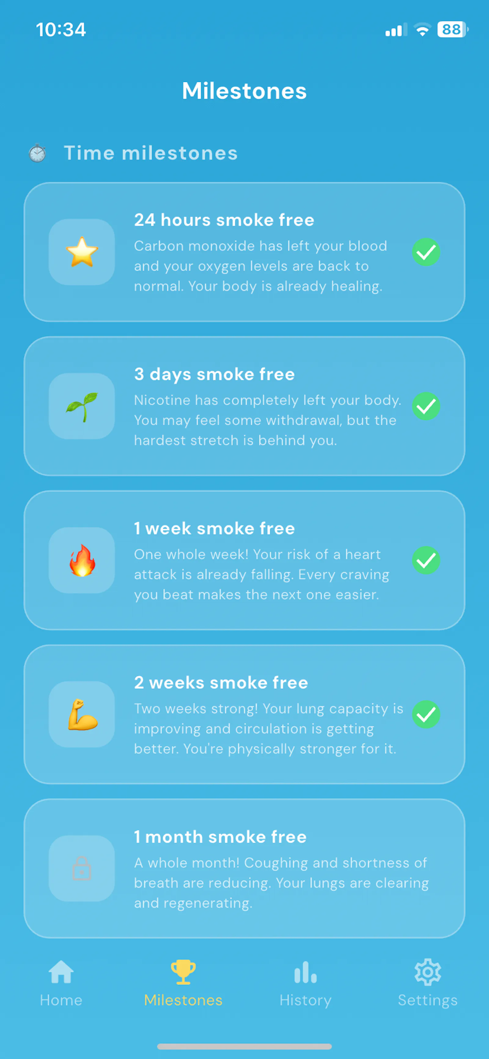 CleanAir - Quit Smoking Tracker screenshot 1